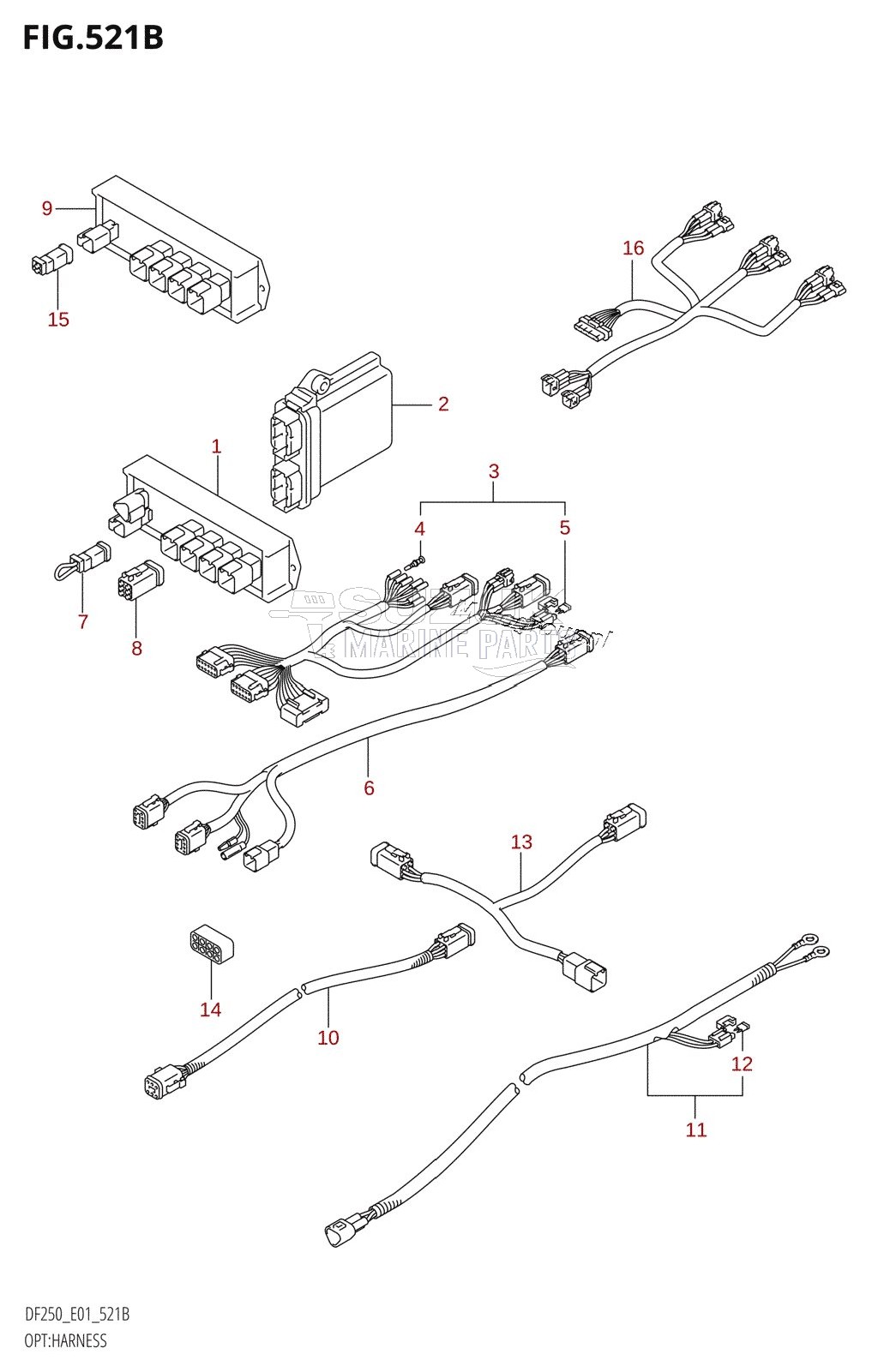 OPT:HARNESS (K8,K9,K10,011)