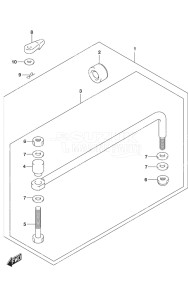 Outboard DF 225 drawing Drag Link