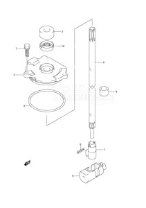 DF 140 drawing Clutch Rod C/R (S/N 680234 & Newer)