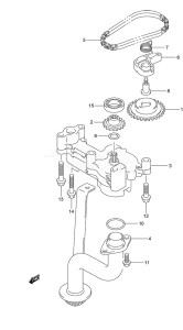 DF 300AP drawing Oil Pump