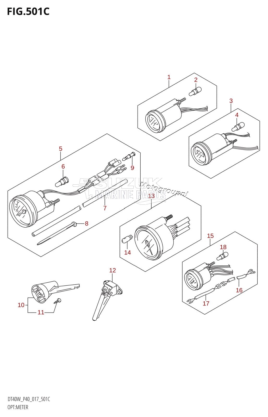 OPT:METER (DT40WR:P40)