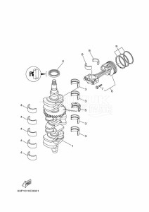 F150A drawing CRANKSHAFT--PISTON