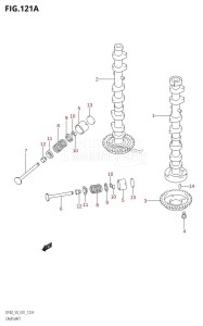 DF50 From 05001F-151001 (E01 E11)  2001 drawing CAMSHAFT