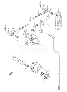 DF25Q From 02501F-421001 ()  2004 drawing CLUTCH (TYPE:QR /​ T)