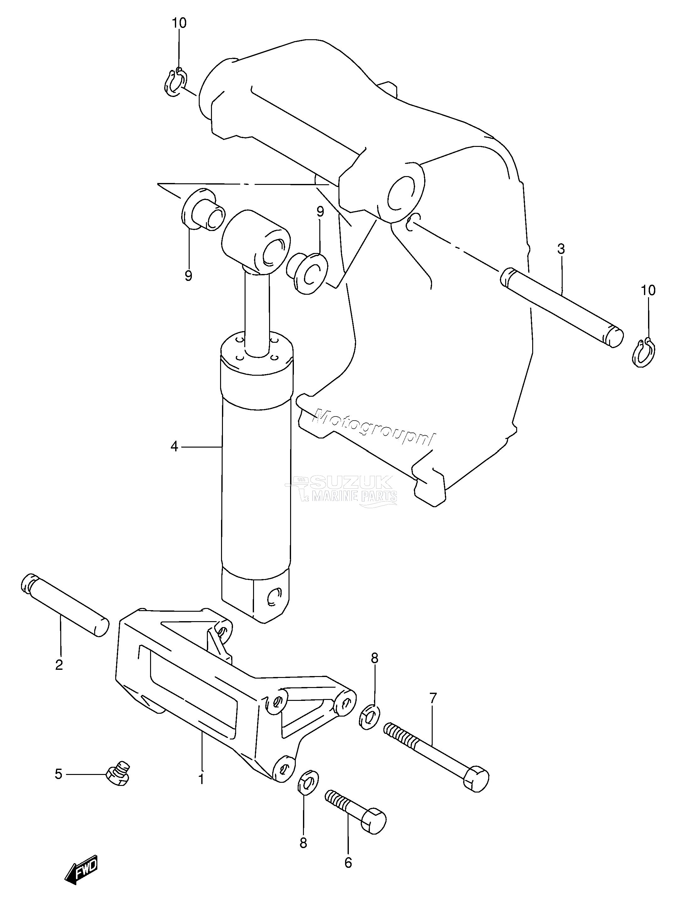 GAS CYLINDER (DT115Q:E38)