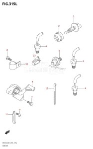 DF250 From 25003F-310001 (E01 E40)  2013 drawing SENSOR (DF250Z:E01)