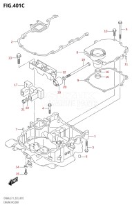 04003F-340001 (2023) 40hp E01 E11-Gen. Export 1-and 2 (DF40A  DF40AQH  DF40AT  DF40ATH) DF40A drawing ENGINE HOLDER (DF50AVT,DF50AVTH,DF60AVT,DF60AVTH)