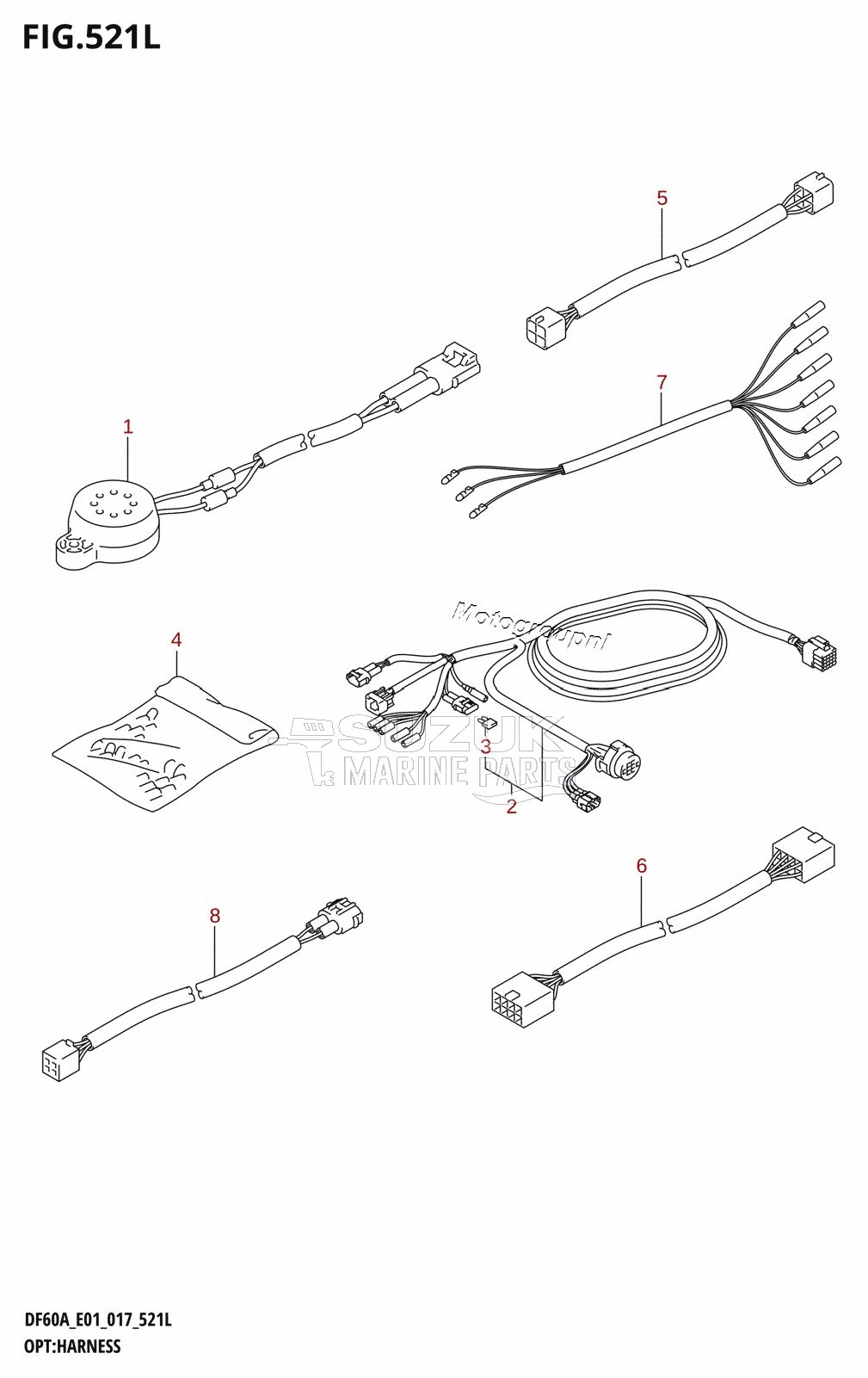 OPT:HARNESS (DF60ATH:E01)