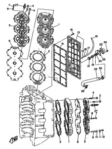 L225CETO drawing CYLINDER--CRANKCASE-2