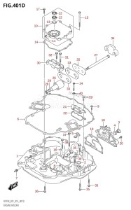 DF200Z From 20002Z-510001 (E01 E40)  2015 drawing ENGINE HOLDER (DF200Z:E40)