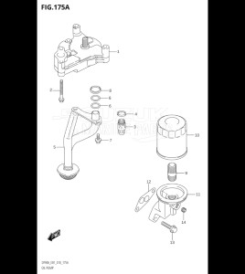 08002F-810001 (2018) 80hp E01 E40-Gen. Export 1 - Costa Rica (DF80AT) DF80A drawing OIL PUMP