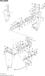 02503F-110001 (2011) 25hp E03-USA (DF25  DF25R) DF25 drawing OPT:REMOTE CONTROL ASSY SINGLE (2)