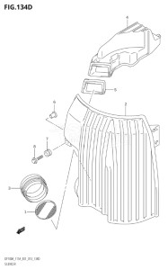 14003Z-410001 (2014) 140hp E01-Gen. Export 1 (DF140AZ) DF140AZ drawing SILENCER (DF115AT:E40)