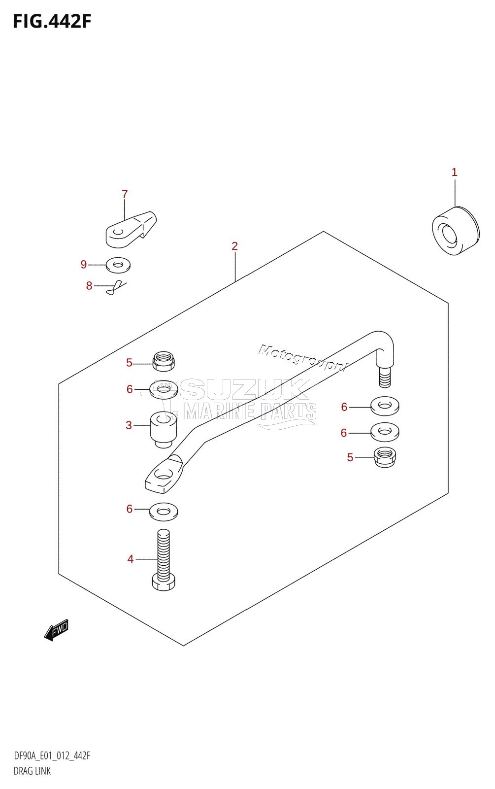 DRAG LINK (DF80A:E40)