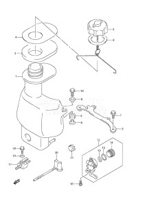 Outboard DF 6 drawing Fuel Tank