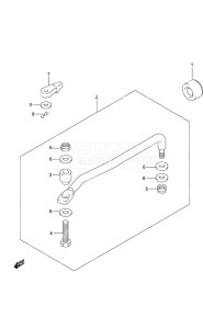 Outboard DF 70A drawing Drag Link