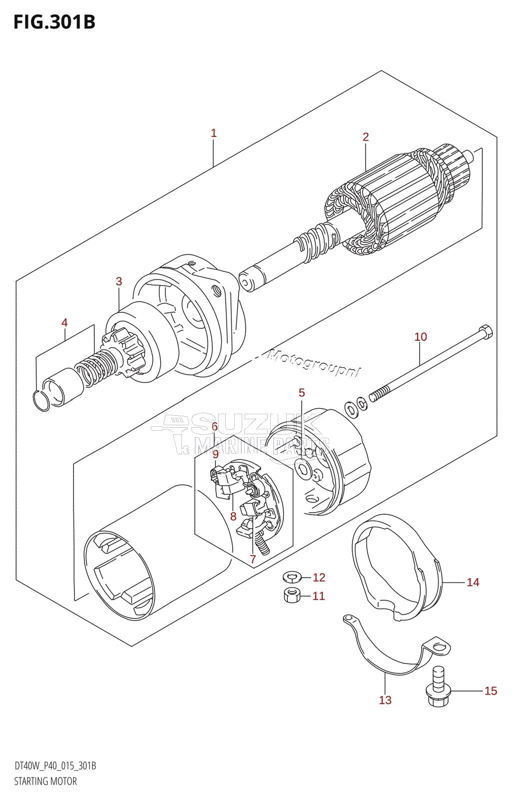 STARTING MOTOR (DT40W:P90)