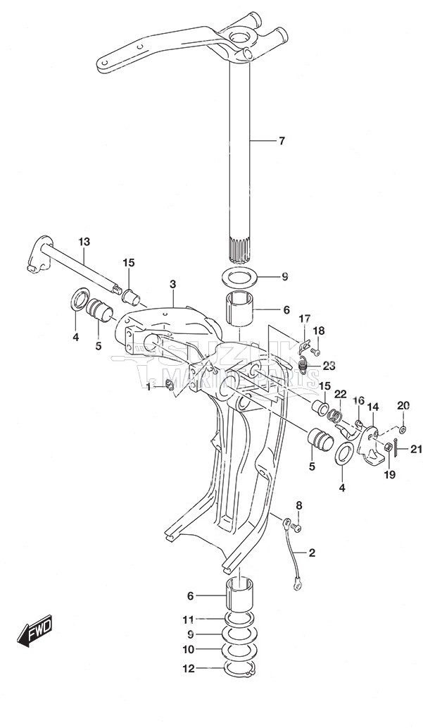 Swivel Bracket w/Transom (X) & (XX)