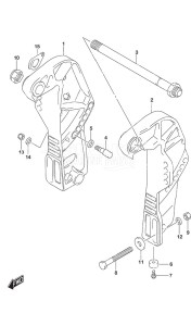 DF 40A drawing Clamp Bracket