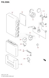 DF50 From 05001F-421001 (E01 E40)  2004 drawing PTT SWITCH /​ ENGINE CONTROL UNIT