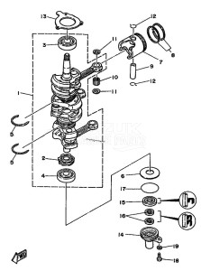 25Q drawing CRANKSHAFT--PISTON