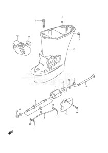 Outboard DF 50 drawing Drive Shaft Housing