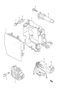 Outboard DF 40 drawing Ignition Coil