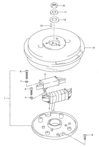 DT8 From 0801-151001 ()  2001 drawing MAGNETO