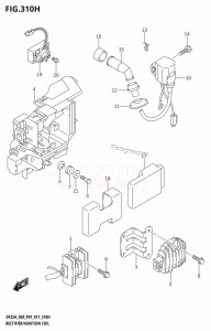 DF30A From 03003F-710001 (P01 P40)  2017 drawing RECTIFIER /​ IGNITION COIL (DF30ATH:P01)