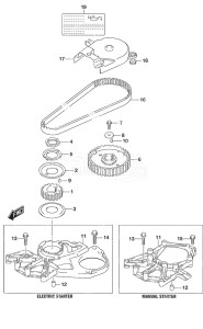 DF 9.9A drawing Timing Belt Non-Remote Control