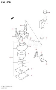 DF175T From 17502F-210001 (E03)  2012 drawing WATER PUMP (DF150Z:E03)