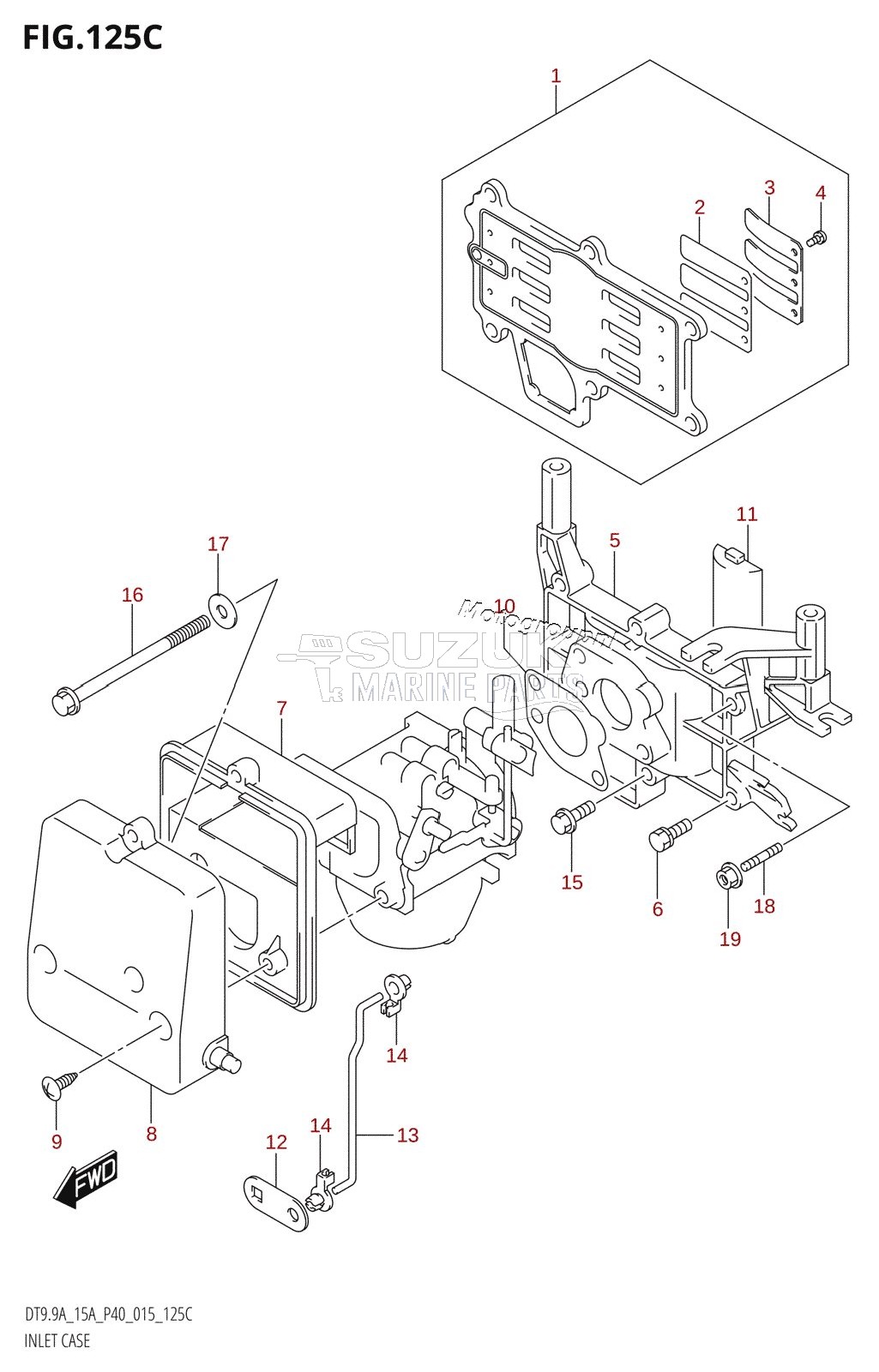 INLET CASE (DT9.9AK:P40)