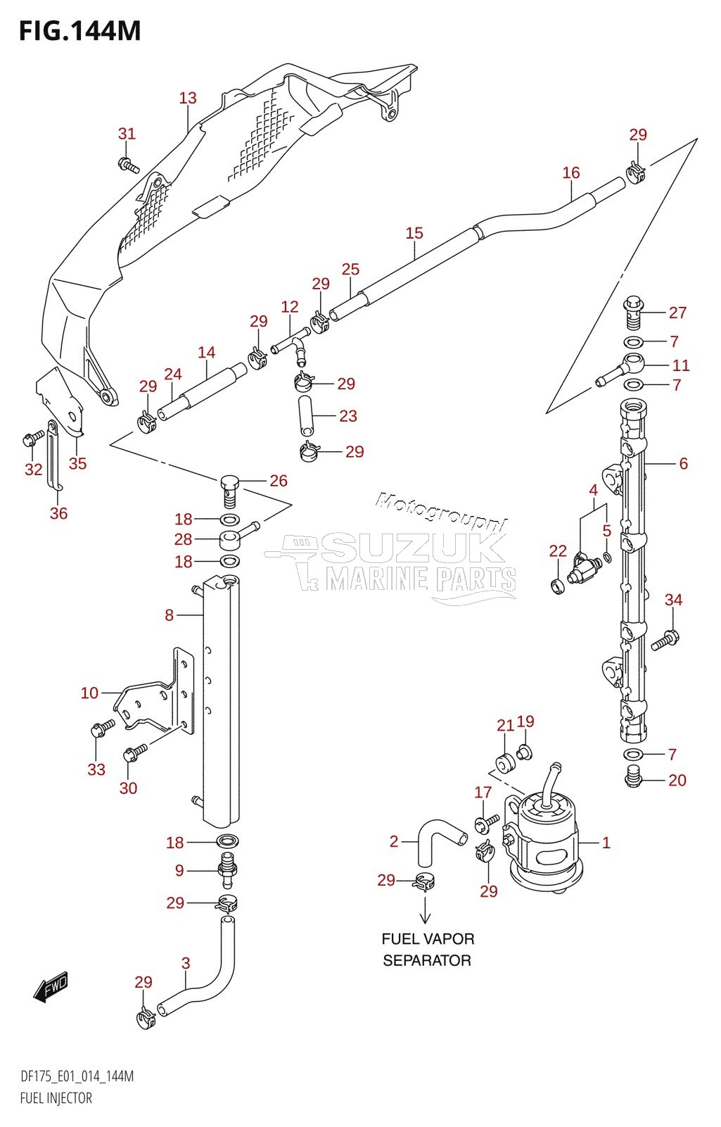 FUEL INJECTOR (DF175TG:E40)