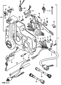 DT50 From 05001k-301001 till 301360 ()  1984 drawing REMOTE CONTROL BOX (MODEL VF)