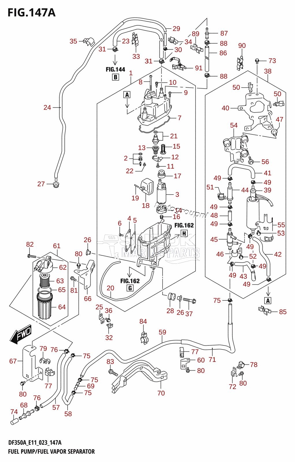 FUEL PUMP /​ FUEL VAPOR SEPARATOR (E01,E03,E11)