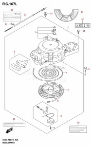 DF15A From 01504F-510001 (P03)  2015 drawing RECOIL STARTER (DF20ATH:P03)