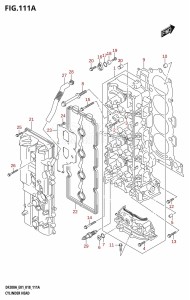 DF250Z From 25003Z-810001 (E40)  2018 drawing CYLINDER HEAD