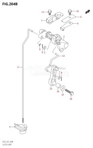 DF25 From 02503F-110001 (E01)  2011 drawing CLUTCH SHAFT (DF20R,DF25R)