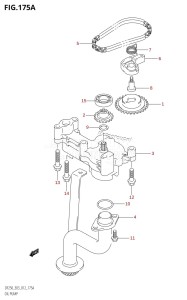 DF250ST From 25004F-210001 (E03)  2012 drawing OIL PUMP