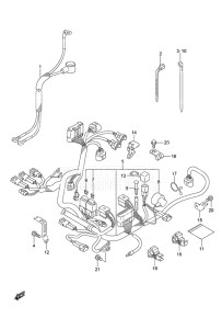 Outboard DF 20A drawing Harness