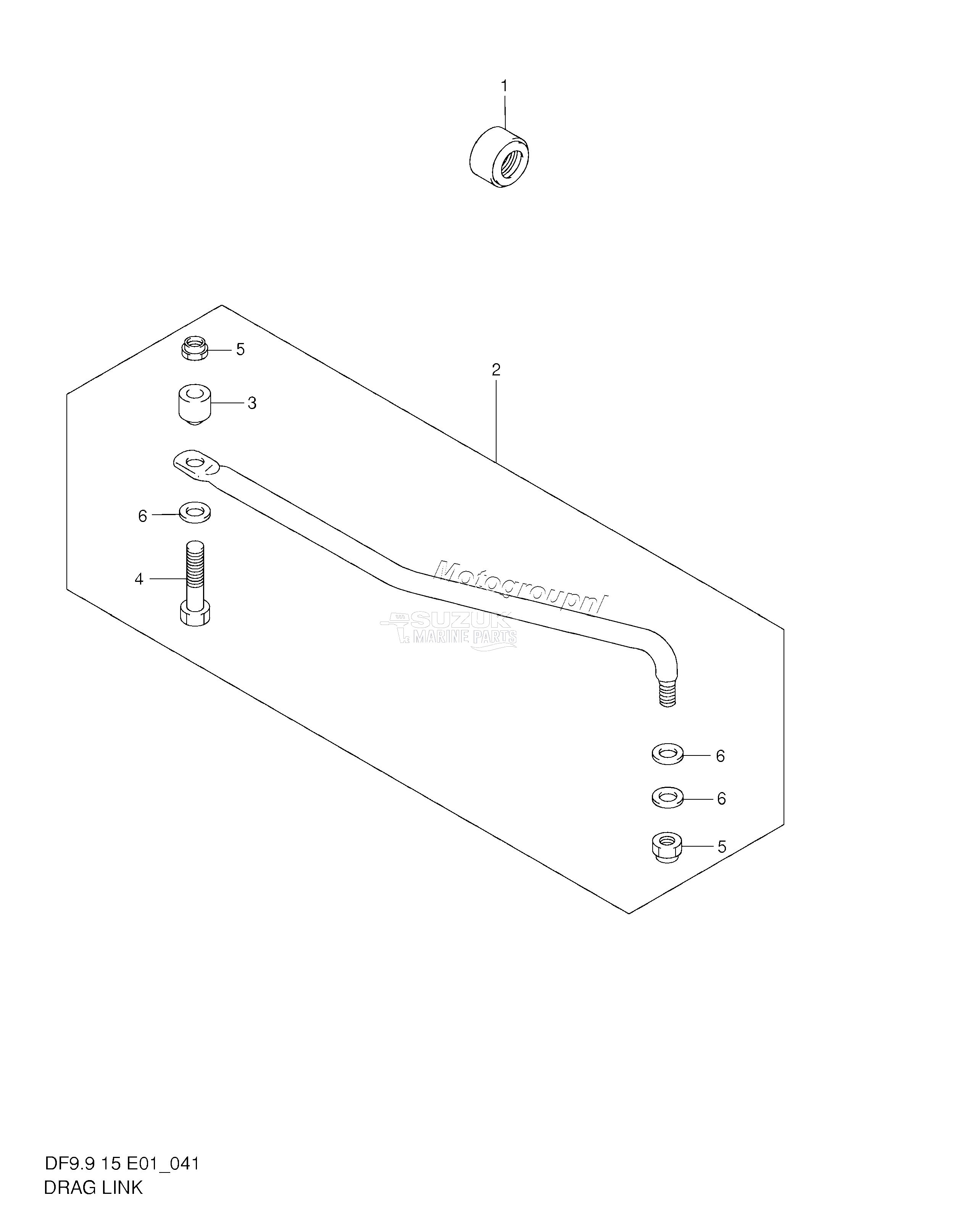 DRAG LINK (DF9.9R /​ 9.9AR /​ 15R /​ 15AR)