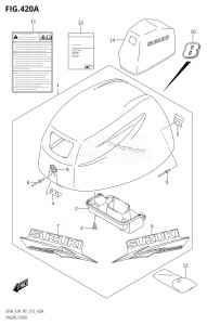 DF8A From 00801F-510001 (P01)  2015 drawing ENGINE COVER (DF8A:P01)