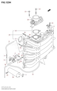 DF150ZG From 15002Z-410001 (E40)  2014 drawing INTAKE MANIFOLD /​ THROTTLE BODY (DF150ZG:E40)