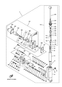 F20BMHS drawing POWER-TILT-ASSEMBLY