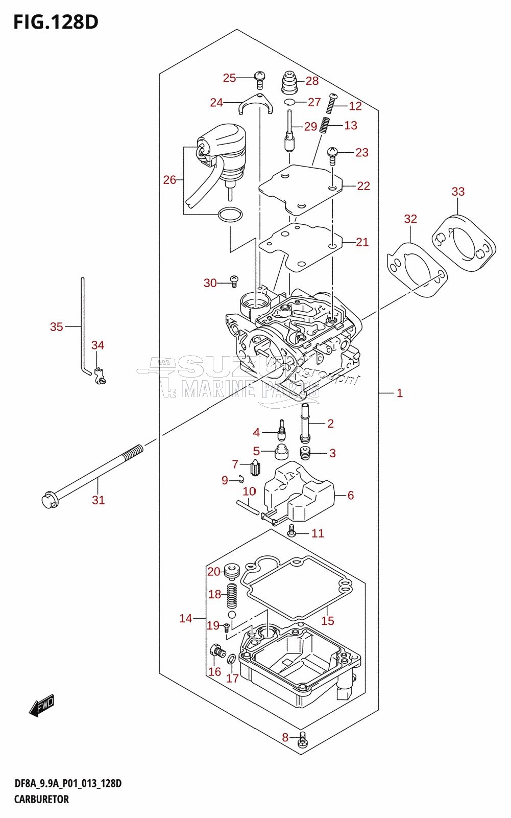 CARBURETOR (DF9.9AR:P01)