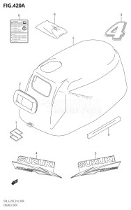 DF6 From 00602F-410001 (P03)  2014 drawing ENGINE COVER (DF4:P03)