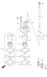 DF 9.9B drawing Water Pump