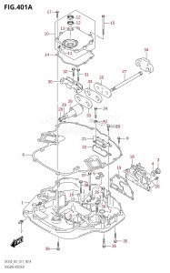 DF250Z From 25003Z-710001 (E40)  2017 drawing ENGINE HOLDER (DF200T:E01)