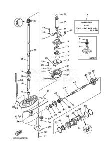 F20AE-NV drawing LOWER-CASING-x-DRIVE-1