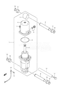 Outboard DF 90A drawing Trim Cylinder